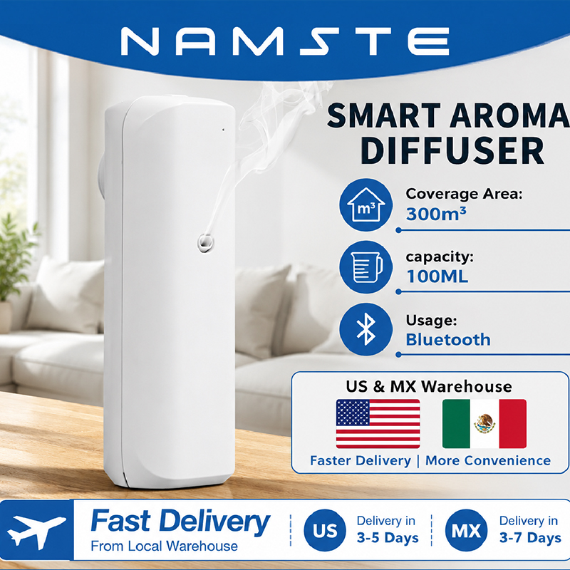 Home Fragrance Oud - Аромадиффузор NAMSTE с Bluetooth, диффузор для